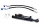 Hydraulischer Oberlenker | Kat 2 / Ø 25 mm | (480–690 mm) mit Sperrblock und 2 Hydraulikschläuchen