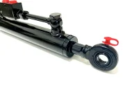 Hydraulischer Oberlenker | Kat 2 / Ø 25 mm | (700–1090 mm) mit Sperrblock und 2 Hydraulikschläuchen