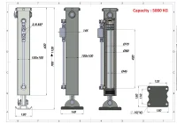 Stützfuß | hydraulisch | doppelwirkend | 5...
