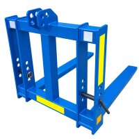 Heckpalettengabel (Dreipunkt Kat. 2)  | 1.200 KG Tragfähigkeit | 100 cm Gabelzinken