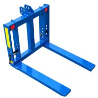 Heckpalettengabel (Dreipunkt Kat. 2)  | 1.200 KG Tragfähigkeit | 100 cm Gabelzinken
